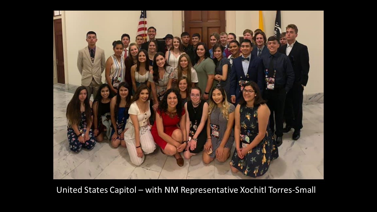 2019 NM Youth Tour Delegates meet with Xochitl Torres-Small